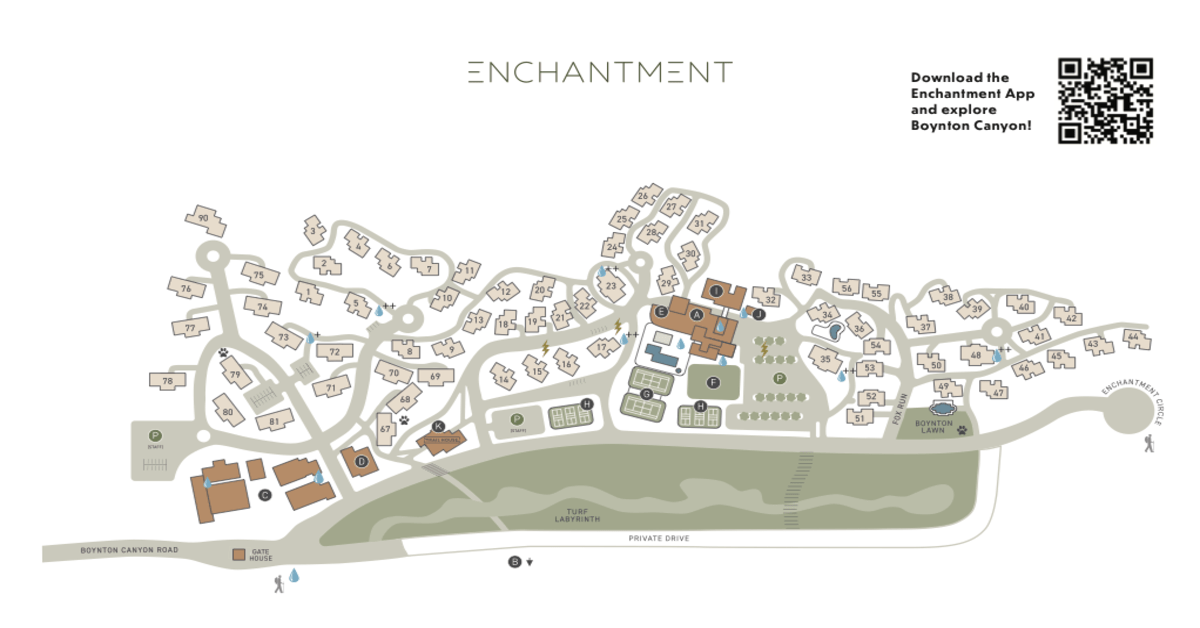 Enchantment Resort Sedona Tesla Charging with 4 NACS Level 2 destination chargers at the 2026 Forbes Four-Star luxury resort in Boynton Canyon red rock country Arizona