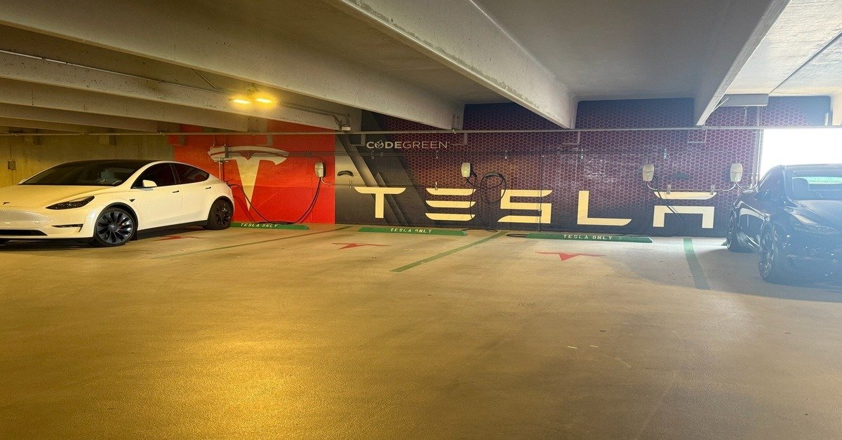 Harrahs Ak-Chin Resort and Casino Maricopa Tesla Charging with 4 NACS Level 2 destination chargers at the Caesars Rewards tribal casino-resort south of Phoenix Arizona