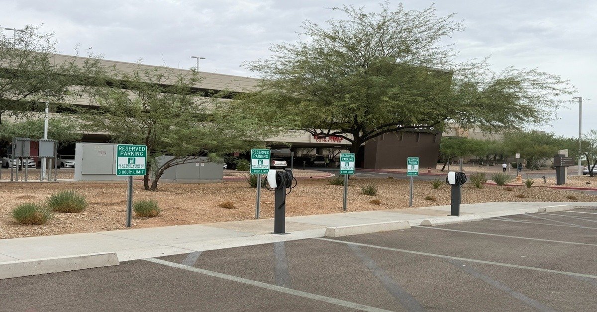 Wild Horse Pass Resort and Casino Tesla Charging with 4 FREE NACS Level 2 destination chargers on Gila River Indian Community land south of Phoenix